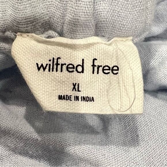 Aritizia Wilfred Free Light Blue Cotton Shorts Women’s XL - Picture 3 of 4